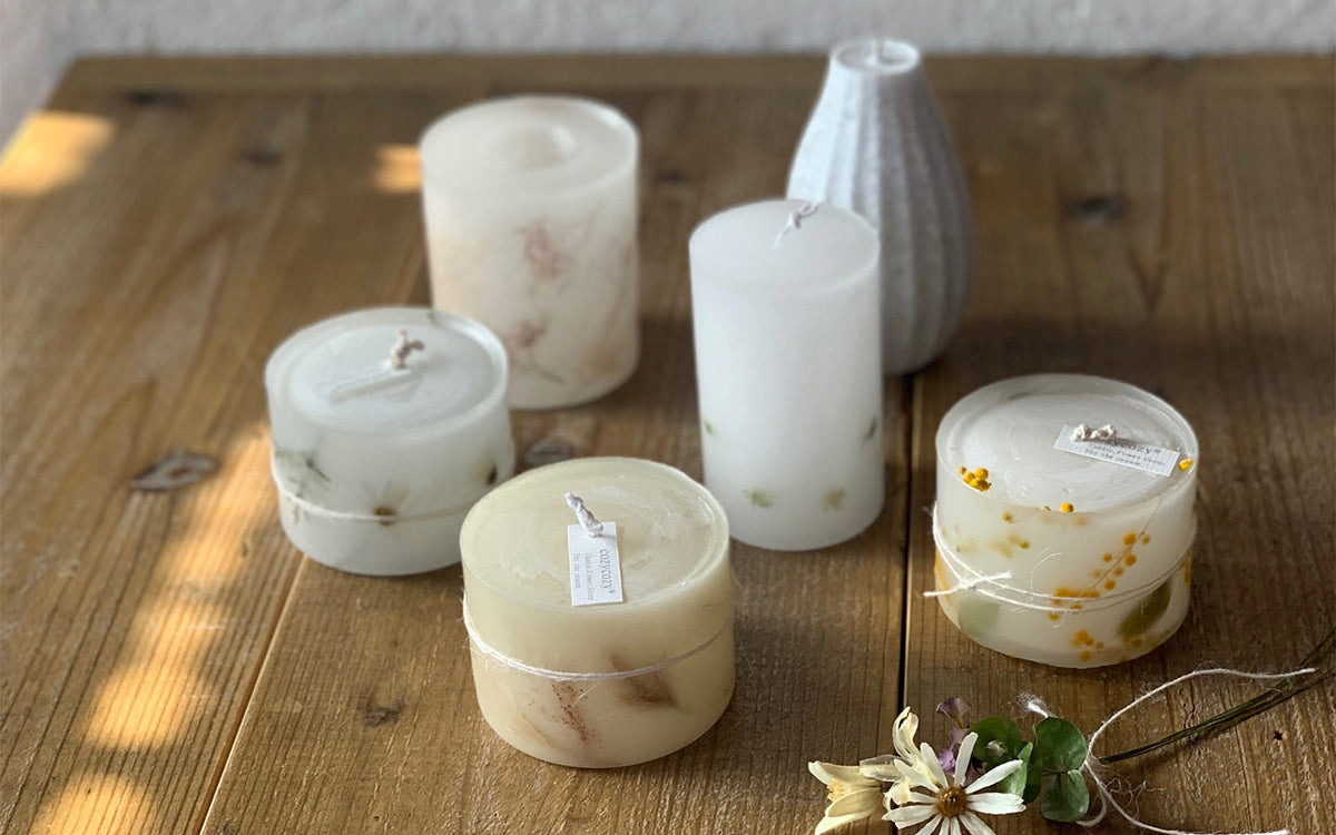 二人だから生み出せる。少女のころのときめきと季節の喜びにあふれたキャンドル／cozy cozy*