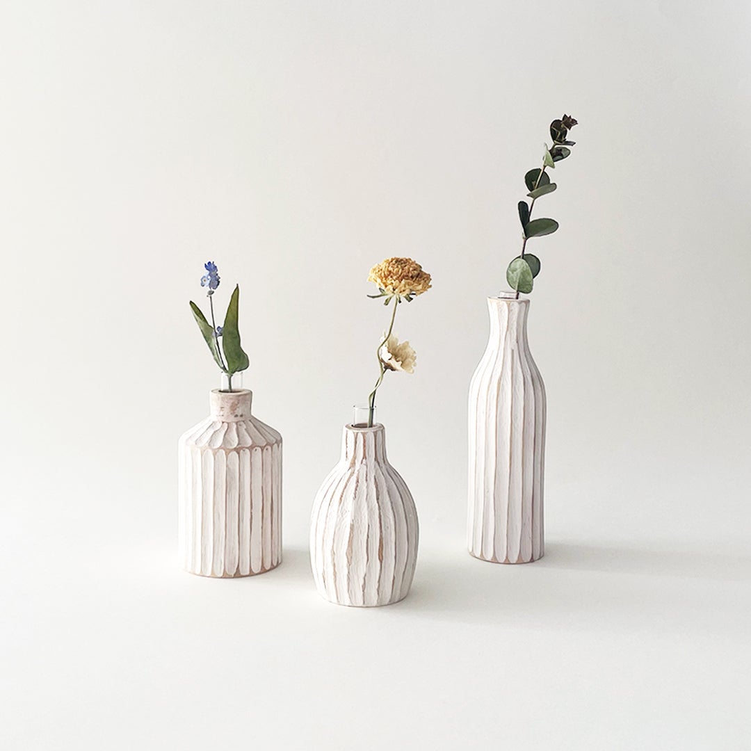 IDEE - 新品・未使用★【IDEE】フラワーベース 大小2つセット 大小2つセット 【IDEE】新品・未使用☆フラワーベース 入荷情報