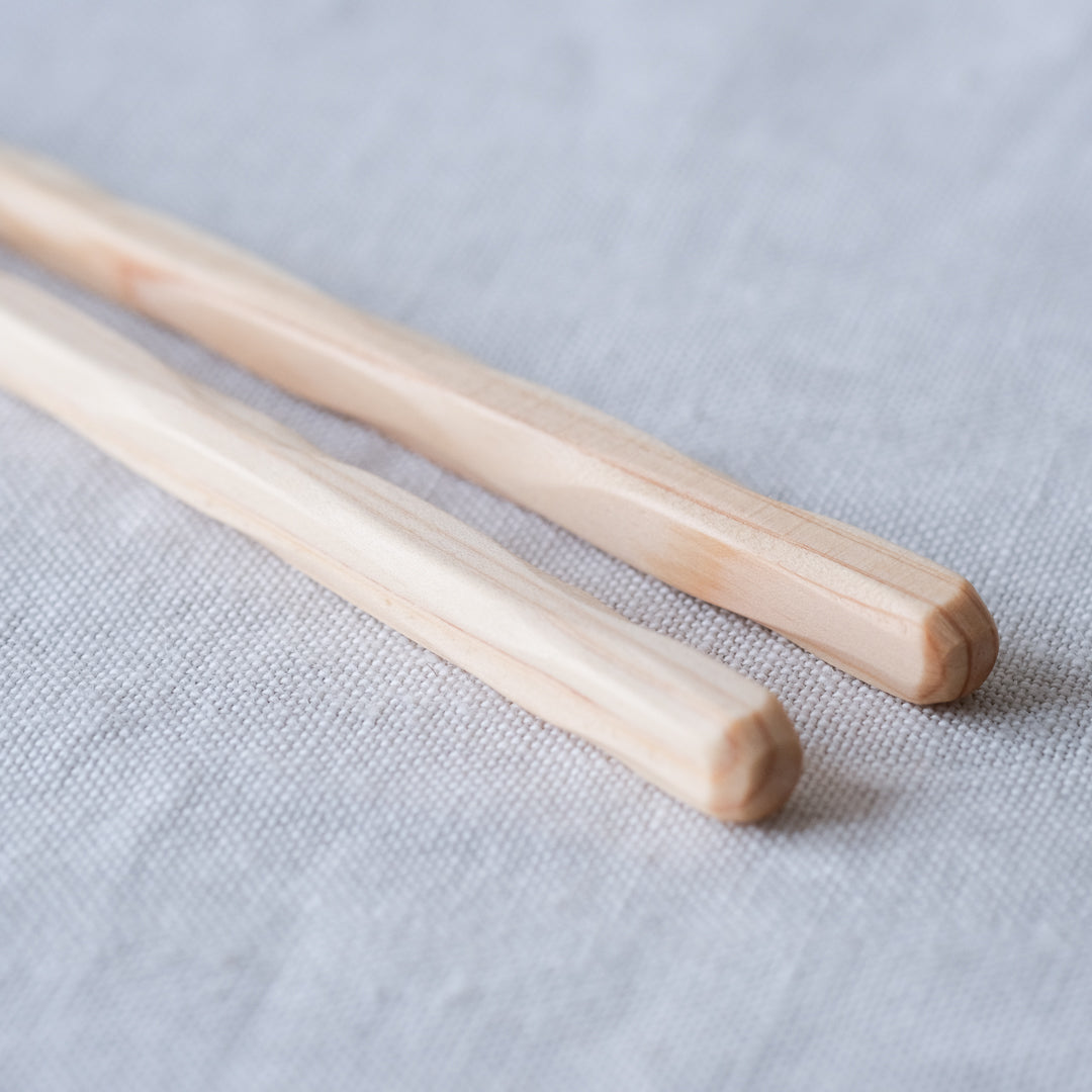 ［工房雲］木の削り箸　ヒノキ