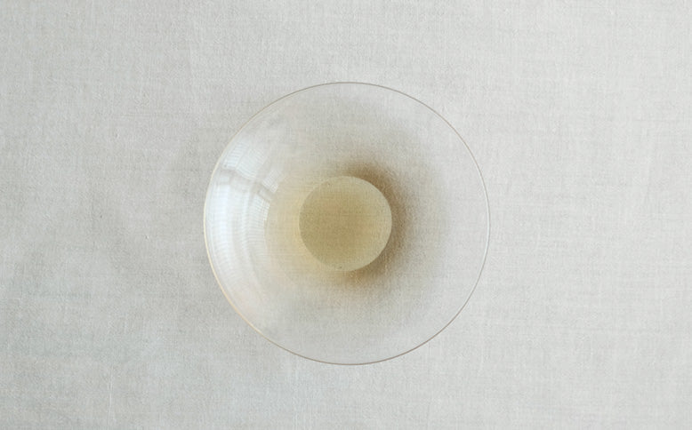 ［WASHIZUKA GLASS STUDIO］clear dish small
